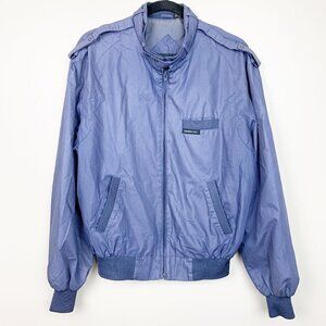 Vintage Members Only Bomber Jacket Deep Blue/Purple Size 40